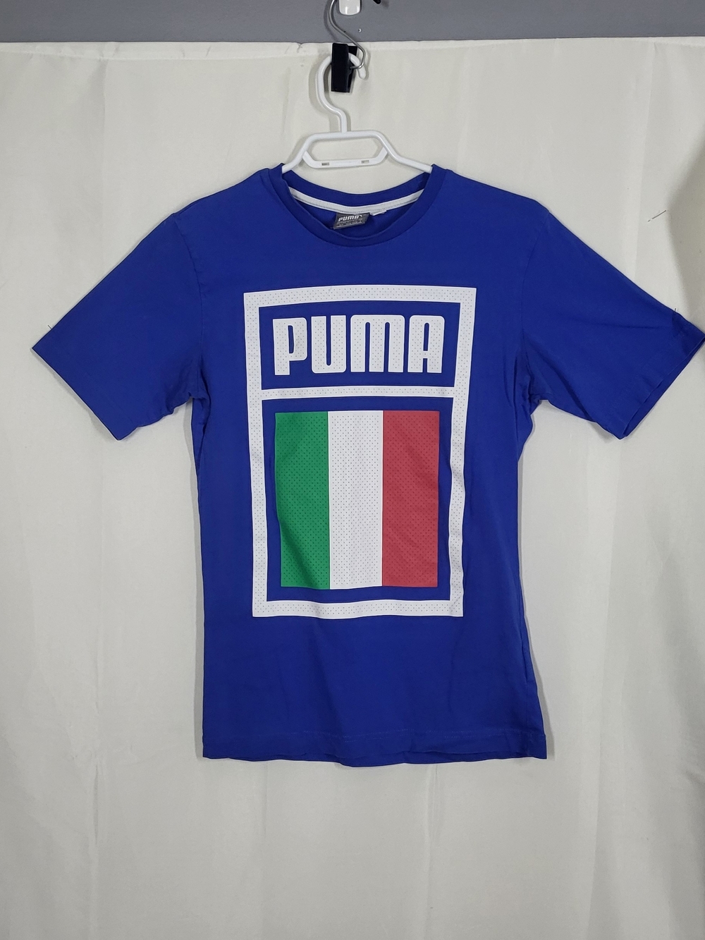 PUMA Boys' Royal Blue Graphic Flag Tee